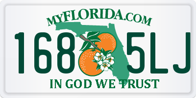 FL license plate 1685LJ
