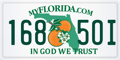 FL license plate 1685OI