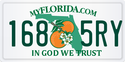 FL license plate 1685RY