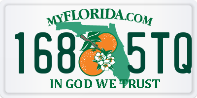 FL license plate 1685TQ