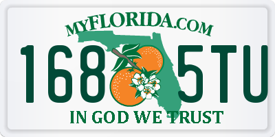 FL license plate 1685TU