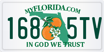 FL license plate 1685TV
