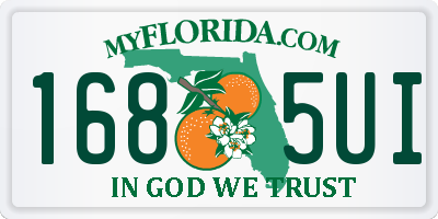 FL license plate 1685UI