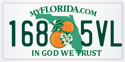 FL license plate 1685VL