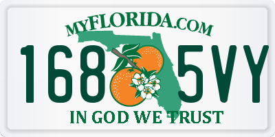 FL license plate 1685VY
