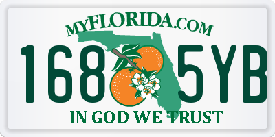 FL license plate 1685YB