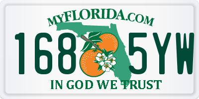 FL license plate 1685YW