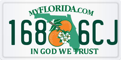 FL license plate 1686CJ