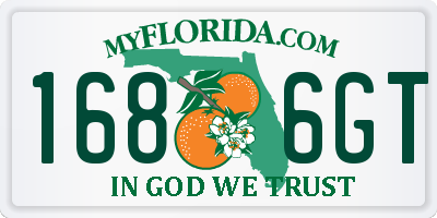 FL license plate 1686GT