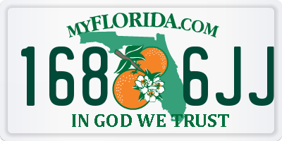 FL license plate 1686JJ