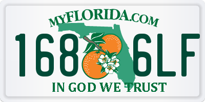 FL license plate 1686LF