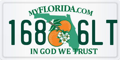 FL license plate 1686LT