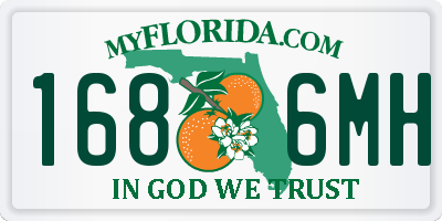FL license plate 1686MH