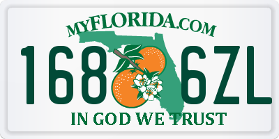 FL license plate 1686ZL