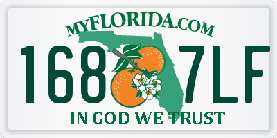 FL license plate 1687LF