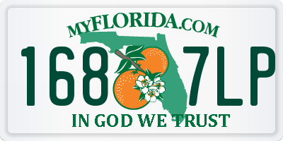 FL license plate 1687LP