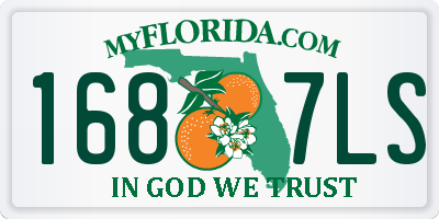 FL license plate 1687LS