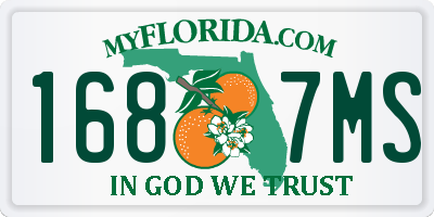 FL license plate 1687MS