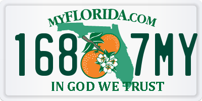 FL license plate 1687MY