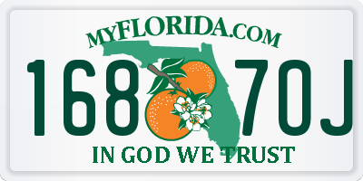 FL license plate 1687OJ