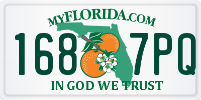 FL license plate 1687PQ