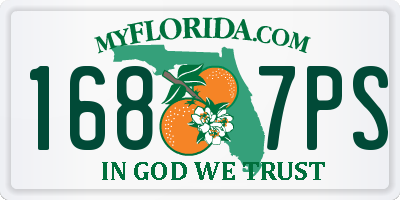 FL license plate 1687PS