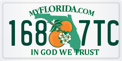 FL license plate 1687TC