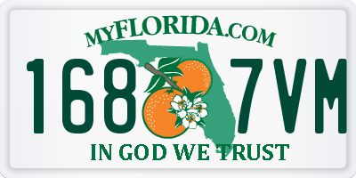 FL license plate 1687VM