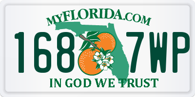 FL license plate 1687WP