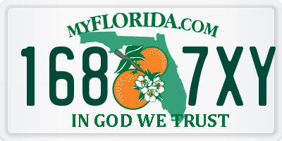 FL license plate 1687XY