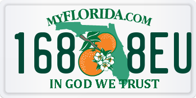 FL license plate 1688EU