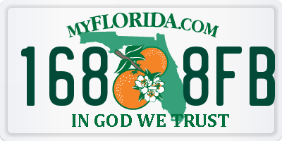 FL license plate 1688FB