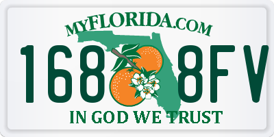 FL license plate 1688FV
