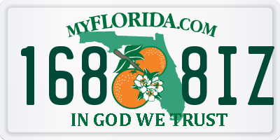 FL license plate 1688IZ