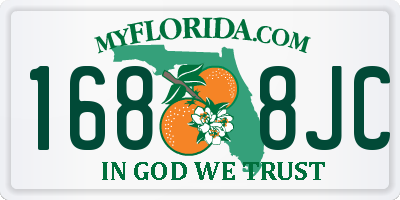 FL license plate 1688JC