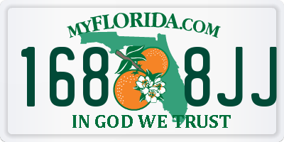 FL license plate 1688JJ