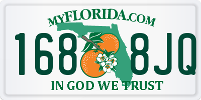 FL license plate 1688JQ