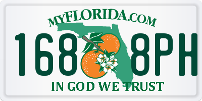 FL license plate 1688PH