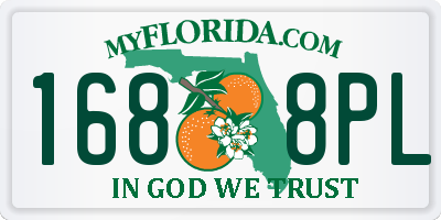 FL license plate 1688PL