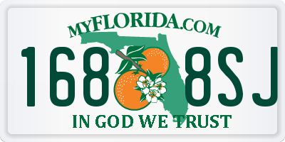 FL license plate 1688SJ