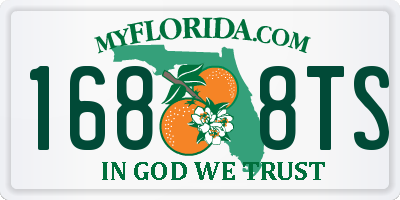 FL license plate 1688TS