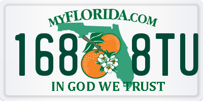 FL license plate 1688TU