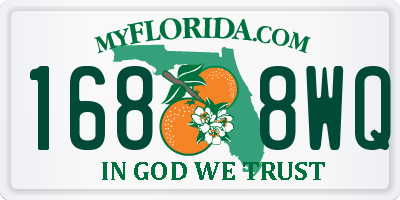 FL license plate 1688WQ