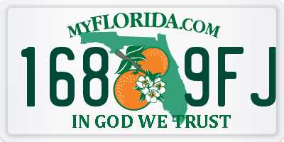 FL license plate 1689FJ