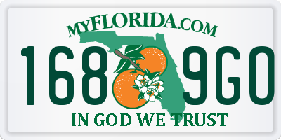 FL license plate 1689GO