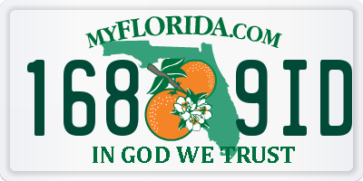 FL license plate 1689ID