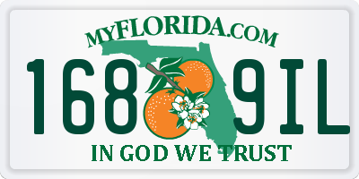 FL license plate 1689IL