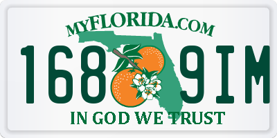FL license plate 1689IM
