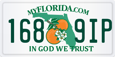 FL license plate 1689IP