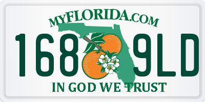 FL license plate 1689LD